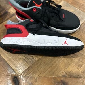 Nike Kids Black and Red Sneakers